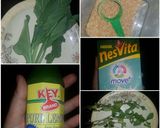 A picture of step 1 of Green Smoothie.