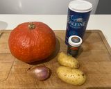 Une image de l'étape 1 de Soupe veloutée de potimarron et pommes de terre.