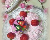 A picture of step 12 of Hina Matsuri Cake Strawberry Angel Chiffon Cake.