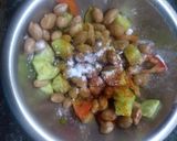 A picture of step 7 of Peanut chaat.