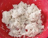 A picture of step 2 of Rice flour papri cheesey snacks.