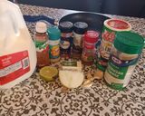 A picture of step 4 of Cajun chicken pasta.