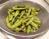 A picture of step 10 of Edamame in a Cast Iron Pot..