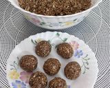 A picture of step 8 of No-Refined-Sugar Dry Fruit Ladoo | Dates & Nuts Energy Bites.