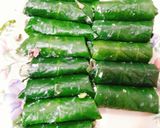 Hình bước làm 1 của món Bò cuộn lá lốt(món chay)