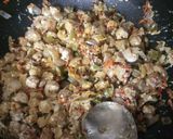 A picture of step 2 of Parda biryani.