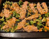 A picture of step 3 of One Pan Peanut Chicken.
