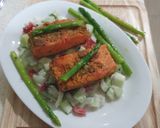 Gambar langkah 6 resipi Salmon Tikka #phopbylinimohd #batch18.