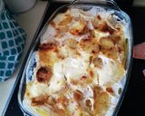 A picture of step 2 of Gratin Dauphinois and Roast Beef.
