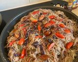 Thai zöldséges-csirkés sült rízstészta 🧄🧅🌶🥕🫑🍜🥒 🇹🇭 😋 recept fázis 6 fotója