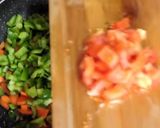 A picture of step 2 of Tofu and green veggies mix.
