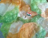 A picture of step 5 of Tiranga puri.