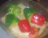 Foto del paso 2 de la receta: Cinta de lomo en escabeche con pimiento asado y papas fritas