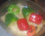 Foto del paso 2 de la receta: Cinta de lomo en escabeche con pimiento asado y papas fritas
