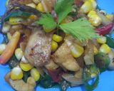 Foto langkah ke 3 dari resep Gabus tumis pedas manis.