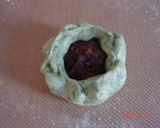 A picture of step 7 of Plump & Fluffy Anpan with Yomogi (Japanese Mugwort).