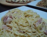 A picture of step 7 of Carbonara with Rich Cheese.
