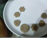 A picture of step 3 of Makhana cookies.
