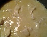 A picture of step 3 of easy cream of chicken and rice.