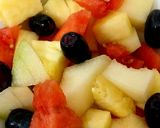 A picture of step 1 of My Nice fruit Mix With Cream.