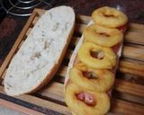 Foto del paso 4 de la receta: Bocadillo de calamares con mayonesa de cebolla y tomate