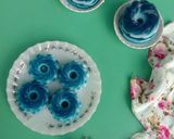 Foto langkah ke 7 dari resep Puding Susu Bunga Telang.