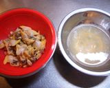 A picture of step 2 of Mixed Rice with Manila Clams and Nanohana.