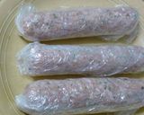 A picture of step 2 of Japanese-seasoned Chicken Sausage.