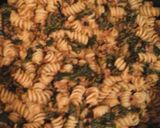 A picture of step 7 of Minced beef and spinach pasta.