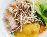 Hình bước làm 2 của món Ăn sáng với mì lá