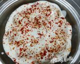 A picture of step 6 of Angoori Dahi Wada.