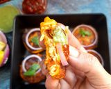 A picture of step 9 of Tandoori Momos - smoky, Spicy, Street-Style Indo Chinese Delight.