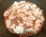 A picture of step 7 of Easy Nanban-style Curried Soboro and Daikon Radish.
