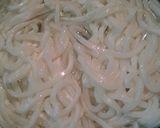 A picture of step 1 of General Tso's noodles.