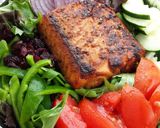A picture of step 5 of Blackened Salmon.