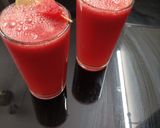 A picture of step 3 of Watermelon juice.
