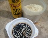 A picture of step 4 of Garlic soya dip.