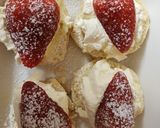 A picture of step 3 of My Quick Scones & fresh whipped cream.