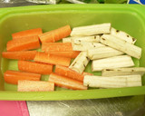 A picture of step 2 of Burdock Root and Carrot Hachiman Rolls with Pork.