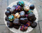 red velvet and chocolate covered fried banana balls recipe step 15 photo