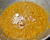 A picture of step 4 of Mohanthal Halwa.