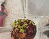 A picture of step 4 of My Beetroot Hummis picnic Dip. 😻.