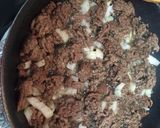 A picture of step 2 of Stuffed Calabaza (Squash).