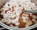 Hình bước làm 3 của món Soup tôm bong bóng cá