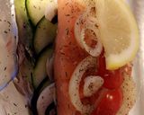 Une image de l'étape 3 de Papillote de saumon.