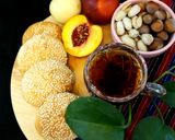 عکس مرحله 1 از دستور کلوچه کشمشی با آردبرنج