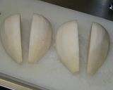 A picture of step 1 of Izakaya Pub-style Kotchori Kimchi (Turnip Salad).