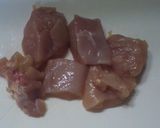 A picture of step 1 of Simple Japanese Style Chicken Picatta.