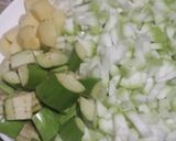 A picture of step 1 of Lauki ki Sabji.