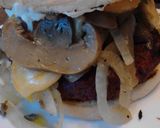A picture of step 15 of Philly Cheesesteak Burgers.